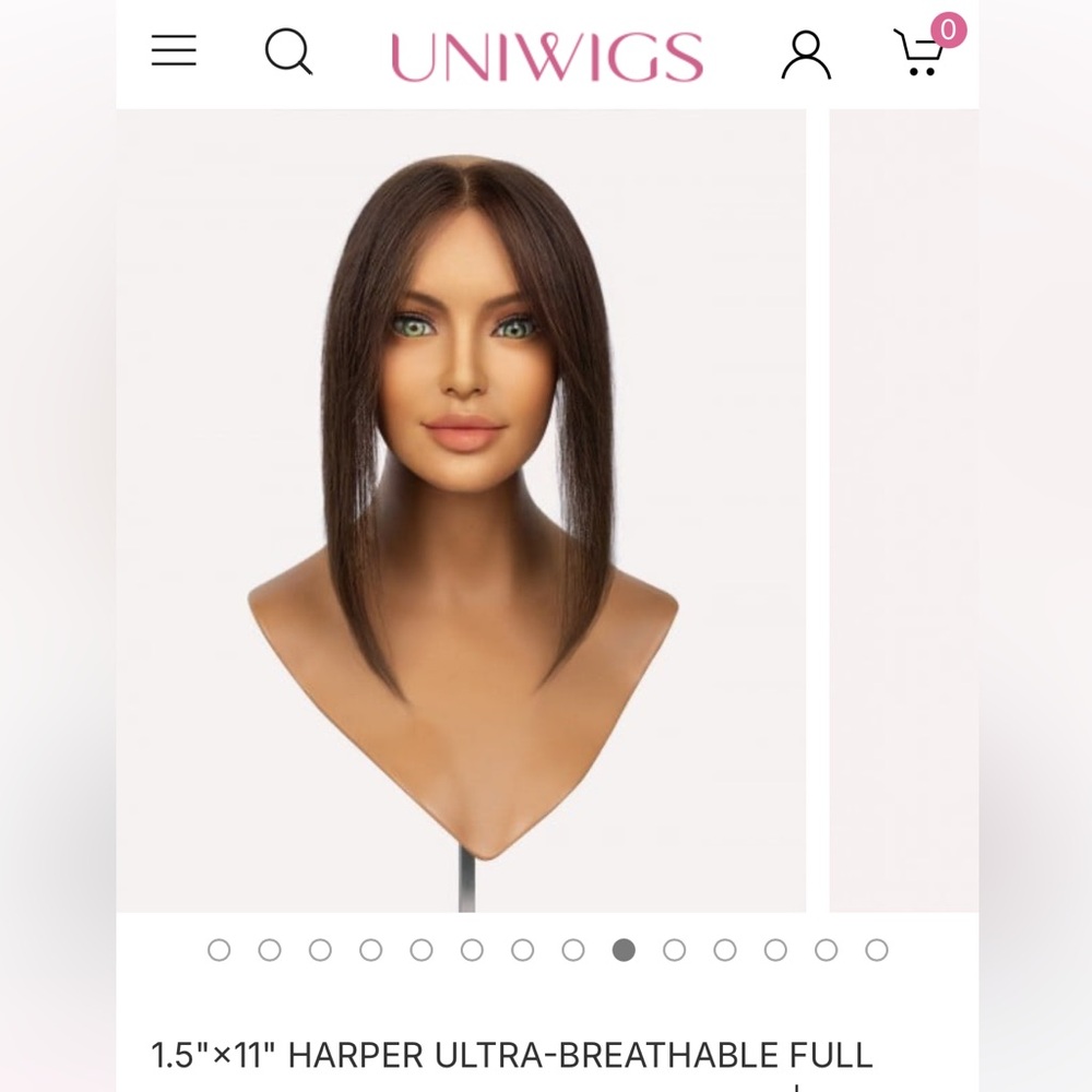 Brown Harper Ultra-Breathable Full Wig